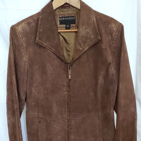 bernardo suede leather jacket